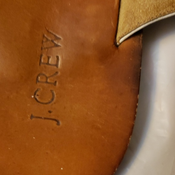 JCREW WHITE AND BROWN SLIPPERS SIZE 7.5 - Picture 5 of 7